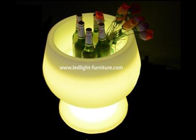 China Becher-Schale formte, LED-Eis-Eimer/leuchtet Wein-Eimer für Flaschen-Halter zu verkaufen