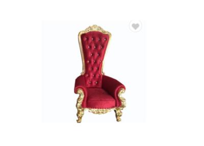 China Luxury High Back Wedding Furniture Rental Decorative Throne Chairs / Royal Princess Chair for sale