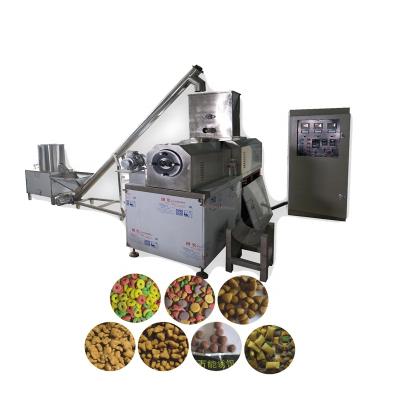 China Dog Puffed Dog Food Snacks Floating Animal Fish Pet Food Pellet Extruder Dryer Machine for sale