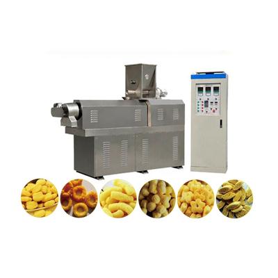 China Crispy snack factory corn puff snacks extruder machine/snacks production line/corn stick extruder puffed food extruder for sale