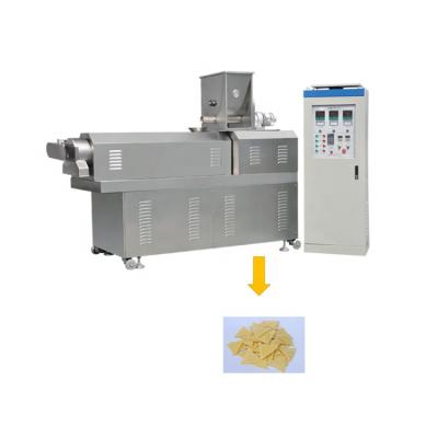 China Flour Mill Fried Snacks Extruded Doritos Tortilla Corn Chips Snacks Making Machine for sale