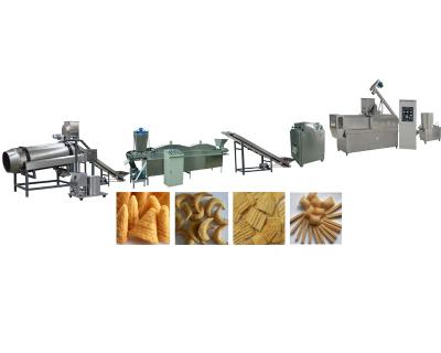 China Puffed Chips Frying Snacks Extruder 3D&2D fry papad snacks fryums pellet making machine extruder fry pellet extruder for sale