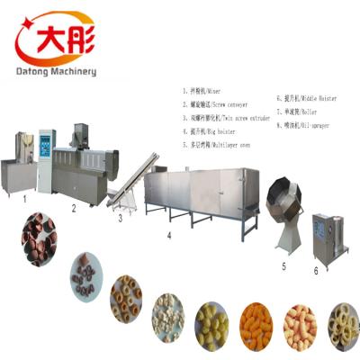 China popcorn twin extruder machine for food snacks food production machine for sale