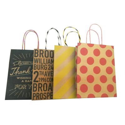 China China Supplier Recyclable Customized Paper Packaging Bags Kraft Paper Bag With Logo for sale