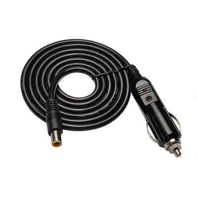 China Power Supply For Vehicle Electrical Appliances JKM Cigarette Lighter Plug 12V 24V Electric Charging High Temperature Power Cable To DC7.9*0.9mm Laptop for sale