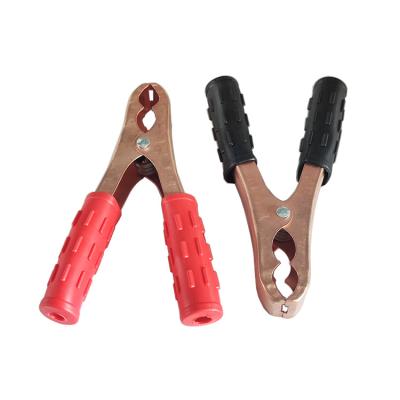 China Copper Plated 147mm Plastic Clips Battery Clamp Alligator Clamps Clip for sale