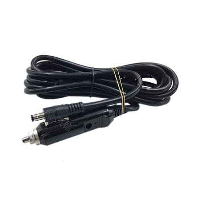 China Bakelite Cigarette Lighter Input Plug Dc Tuning Extension Cord JKM-CZ-036 5.5*2.5mm Connector Cable for sale