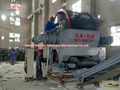 China Waste Plastic Wood Double Shaft Shredder Machine Low Maintainance Durable for sale