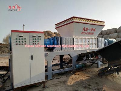 China Large Torque Biomass Shredder Machine Wear Resistance Environmental Friendly for sale