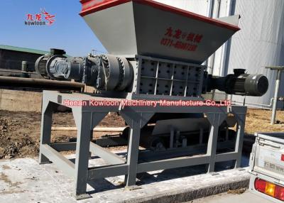 China Two Shaft Industrial Plastic Shredder Machine Shredding Machine For Farm Waste for sale