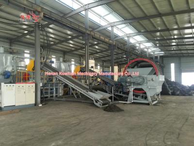 China High Efficiency Scrap Tire Recycling Plant One Stop Production Energy Saving for sale