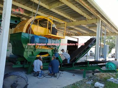 China Full Automatic Scrap Tyre Recycling Machine Small Space 2000kg / 3500kg for sale