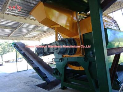 China 380V 50HZ Rubber Tire Shredding Machine Twin Shaft Tyre Shredding Equipment for sale