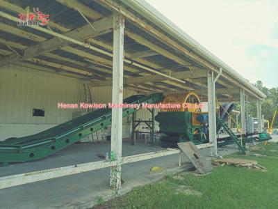 China CE Approved Tire Shredding Machine Tyre Recycling Equipment Three Phase for sale