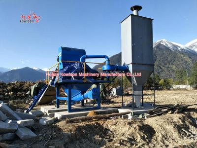 China De dieselmotor zag Stof makend Machine 300kg/H - 4000kg/H-het Werk Capaciteit Te koop