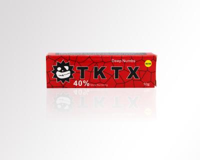 China TKTX 40% tattoo cream for permanent makeup numb fast stop pain for eyebrow tattoo lip tattoo high quality anti allergic for sale