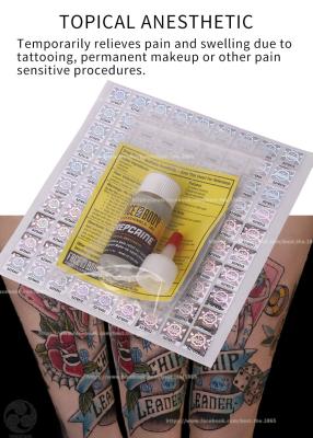 China Prepcaine numbing gel factory price safe quality use for body tattoo lip tattoo permanent makeup use 30m/bottlel for sale