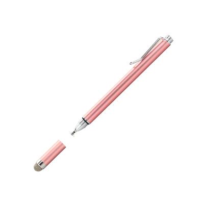 China Touch Pen Stylus China Factory 2 in 1 Touch Pen Stylus Pen with Disc Tip Stylus Mesh Tip for sale