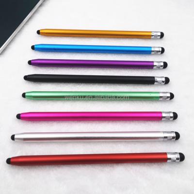 China Replaceable Rubber Touch Pen Stylus Metal Tip Stylus Pencil Stylus Touch Pen For iPad and iPhone for sale