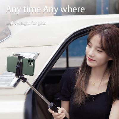 China Fold up factory direct promotional 360 degree live broadcast selfie rotating stick for sale