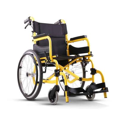 China 100kgs Low Seat Height Rigid Aluminum Frame Mini Wheelchair for sale