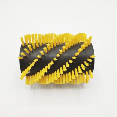 China Sustainable Artificial Grass Surface Cleaning Hard Nylon Brush Roller For Power Brush Parts for sale