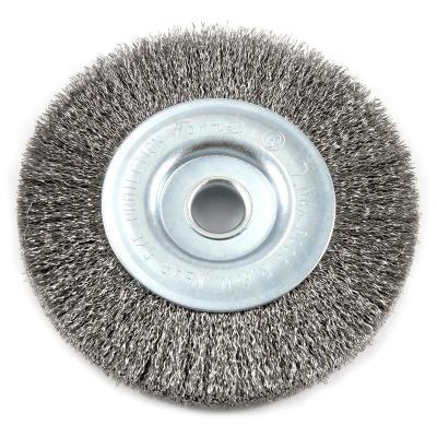 China Wholesale Flat Wire Wheel Cleaning Brush For Use On Steel And Finish Prep for sale