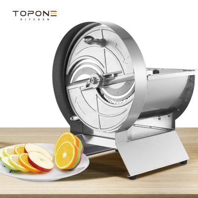 China Sustainable Vegetable Fruit Slicer Cutter Lemon And Potato Cutting Machine for sale