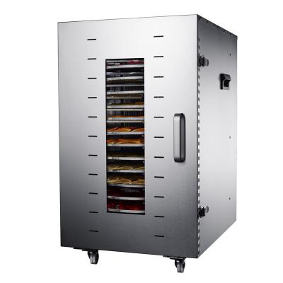 China Commercial 16 trays rotary low energy vegetable dehydration dehydrator machine for wholesales for sale