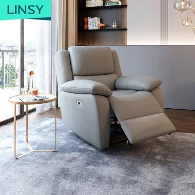 China Leather Recliner Sofa Chairs With Footres (Height) Adjustable Modern Lazy Multifunctional Single Arm for sale