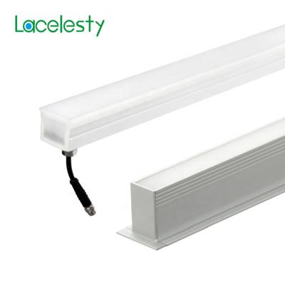 China IP67 IP68 LANDSCAPE Garden Profile Wall Seal Inground Waterproof Recessed Led Inground Outdoor Linear Inground Light for sale