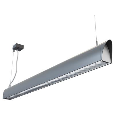 China Linear Light For Supermarket Led Seamless Connection Pendant Lighting Aluminum Linear Available In Suspended And Wall Mounted Led Linear Light for sale