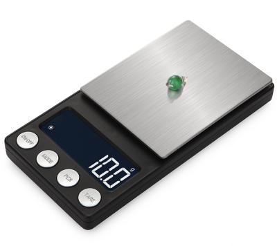 China Weigh Gem Scale Pocket Jewelry Gold Gram Counterweight Measuring Scale Weighing Gem for sale