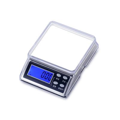 China WITH COVER Amazon selling 100g 0.01g scale weight household pocket scale mini digital jewelry kitchen food scale largest line of sight for sale