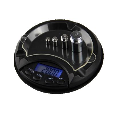 China With Scale Tray Digital Portable Weighing Scale Electronic Ashtray Scale 200g/0.01g Kitchen for sale