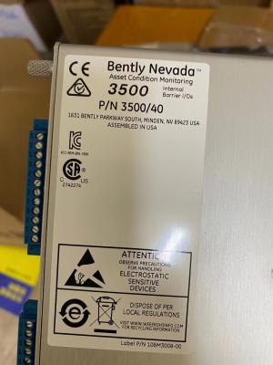 China 3500/40  135489-04 Bently Nevada Proximitor Monitor for sale