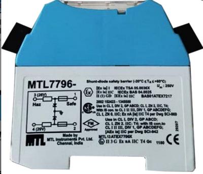 China barreras de seguridad inherente de la MTL de 20mA MTL7796, barrera de 2 MTL Zener del alambre en venta