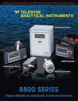 Chine Trace Teledyne Analytical Instruments, analyseur d'humidité de gaz de 8800p Teledyne à vendre