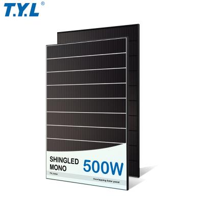 China New Custom Designed 21.55% Utilization 495W 500W 505W 510W Residential Solar Cell Core Mono Panel Manufacturer China for sale