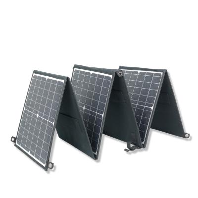 China High Quality Camping OEM Accept Sunpower 6 Times ETFE 110W Collapsible Solar Panel Power Station Charger Manufacturer for sale