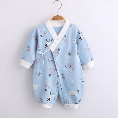 China 100% Boneless Newborn Crawling Baby Clothes Newborn Baby Onesie Cotton Newborn Clothes 0-12m for sale