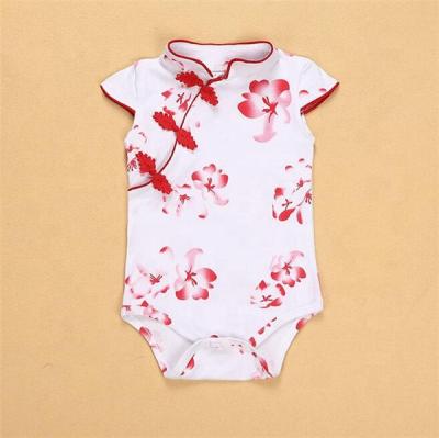 China MARS EXPO Short Sleeve Baby Kid Onesie Clothes Custom Traditional Chinese Costume for sale