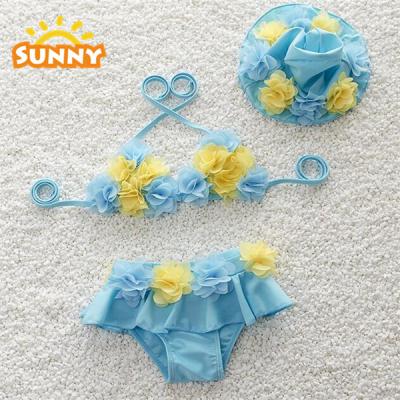 China Kids Baby Swimwear Bikini Swimwear Anti-UV Suit For Toddler Girl for sale