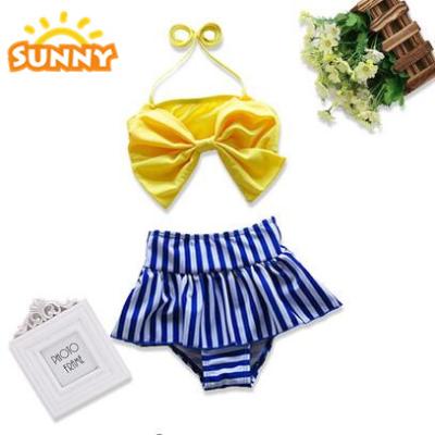 China 2021 Cute Anti-UV Warm Baby's Bikini Swimwear For Beach Pool And for sale