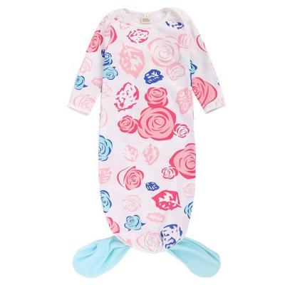 China INS Baby Sleepers Baby Sleeping Bag Antibacterial Warm 100% Cotton Mermaide for sale