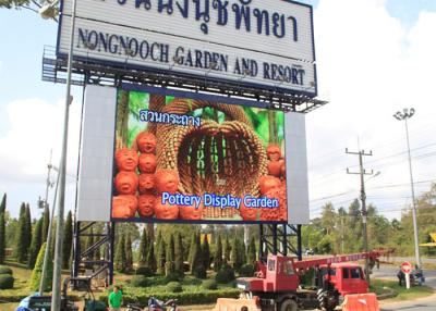 China P10 Epstar DIP346 1R1G1B Full Color Outdoor Advertising LED Display Fixed Installation for sale