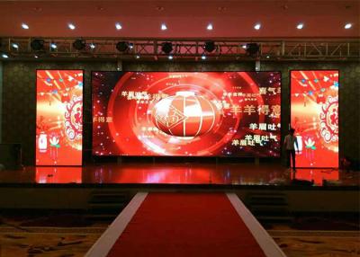 China P4.81 Full Color Stage Background Video Wall Design Indoor Advertising LED Display Screen for sale