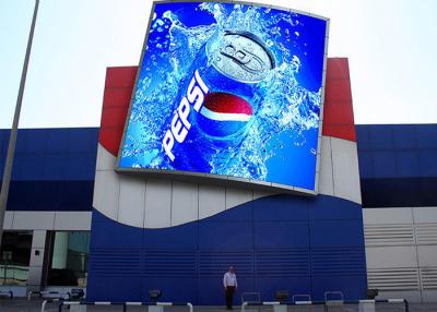 China P10 DIP346 Outdoor Full Color Fixed Installation Large Advertising LED Media Display for sale