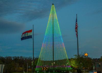 China LED-Weihnachtsbaum-Anzeige im Freien IP65 im Freien imprägniern LED-Weihnachtsbaum-Schirm zu verkaufen