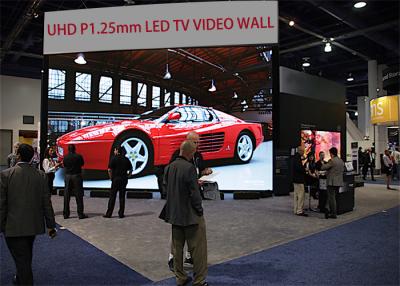 China P1.2mm 8K Resolution LED Video Wall Ultra High Definition Indoor Advertising LED Display for sale